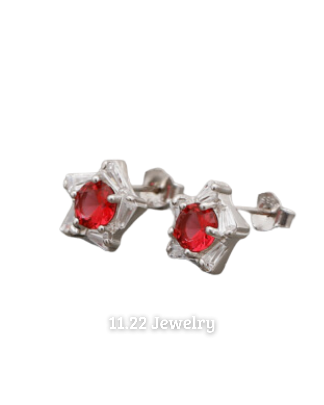 ARETES ESTRELLA CON CIRCON