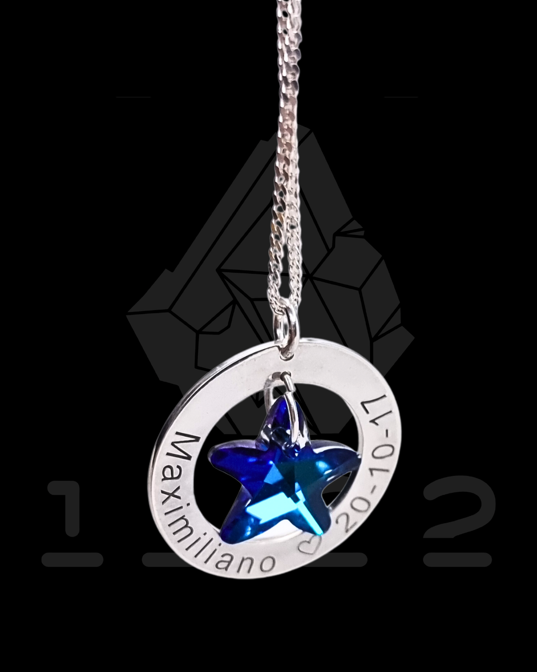 COLLAR CIRCULO DE LA VIDA CON ESTRELLA SWAROVSKI