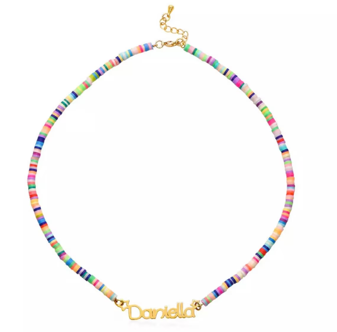 Collar nombre clásico para bebé o niños