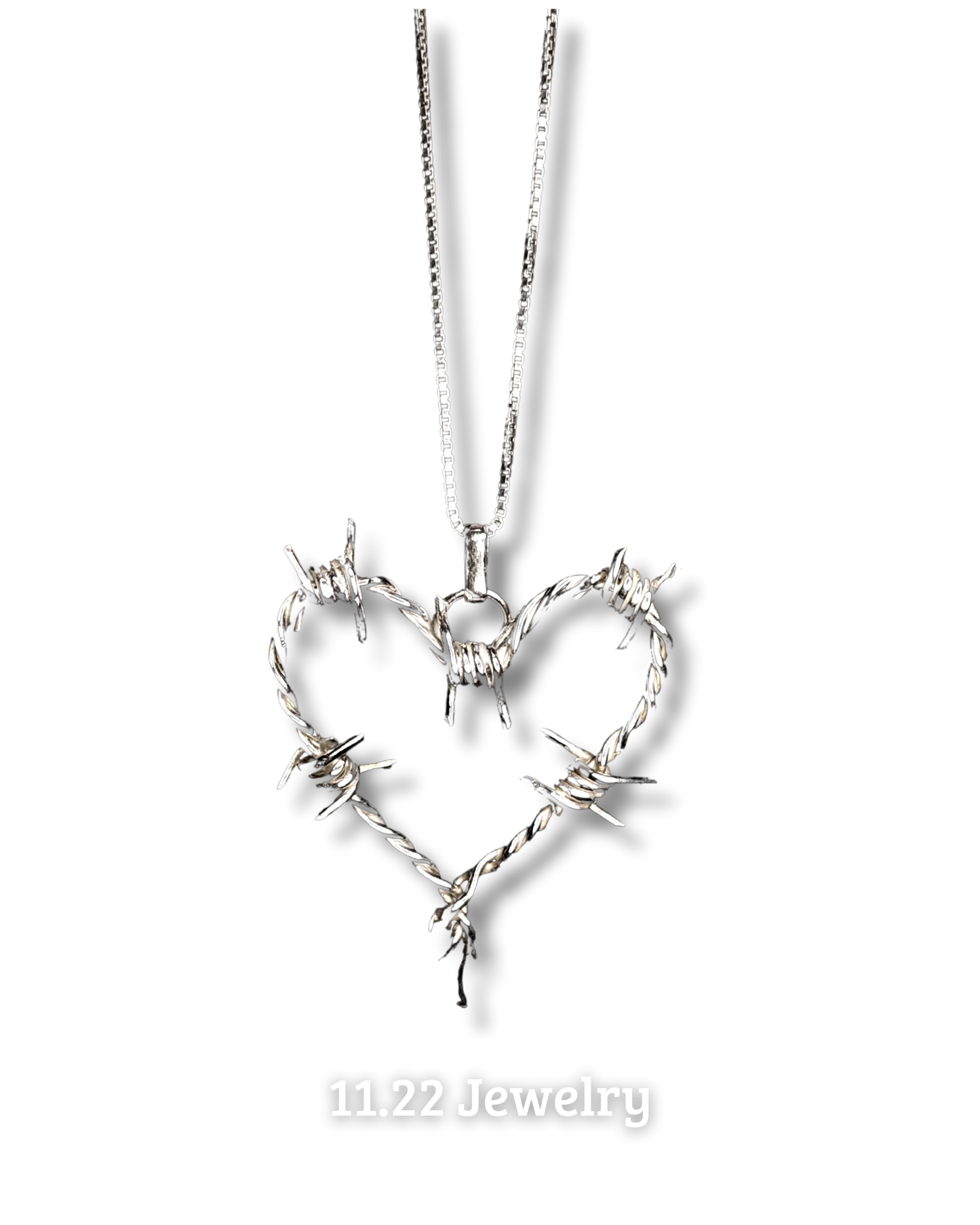 COLLAR CORAZON DE ESPINAS