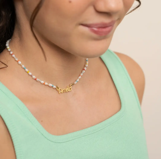 Collar de Perlas Candy con Nombre