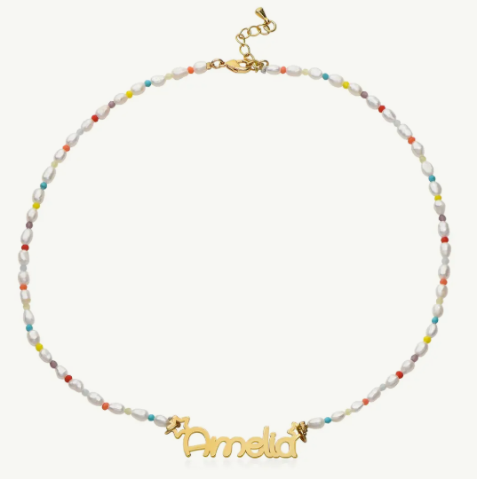 Collar de Perlas Candy con Nombre
