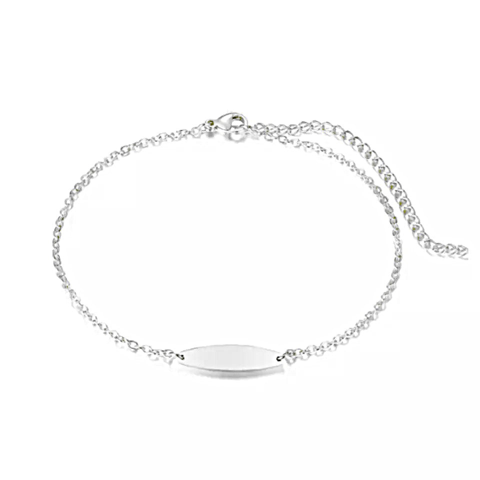 Collar plaquita con nombre de bebé y niños personalizado