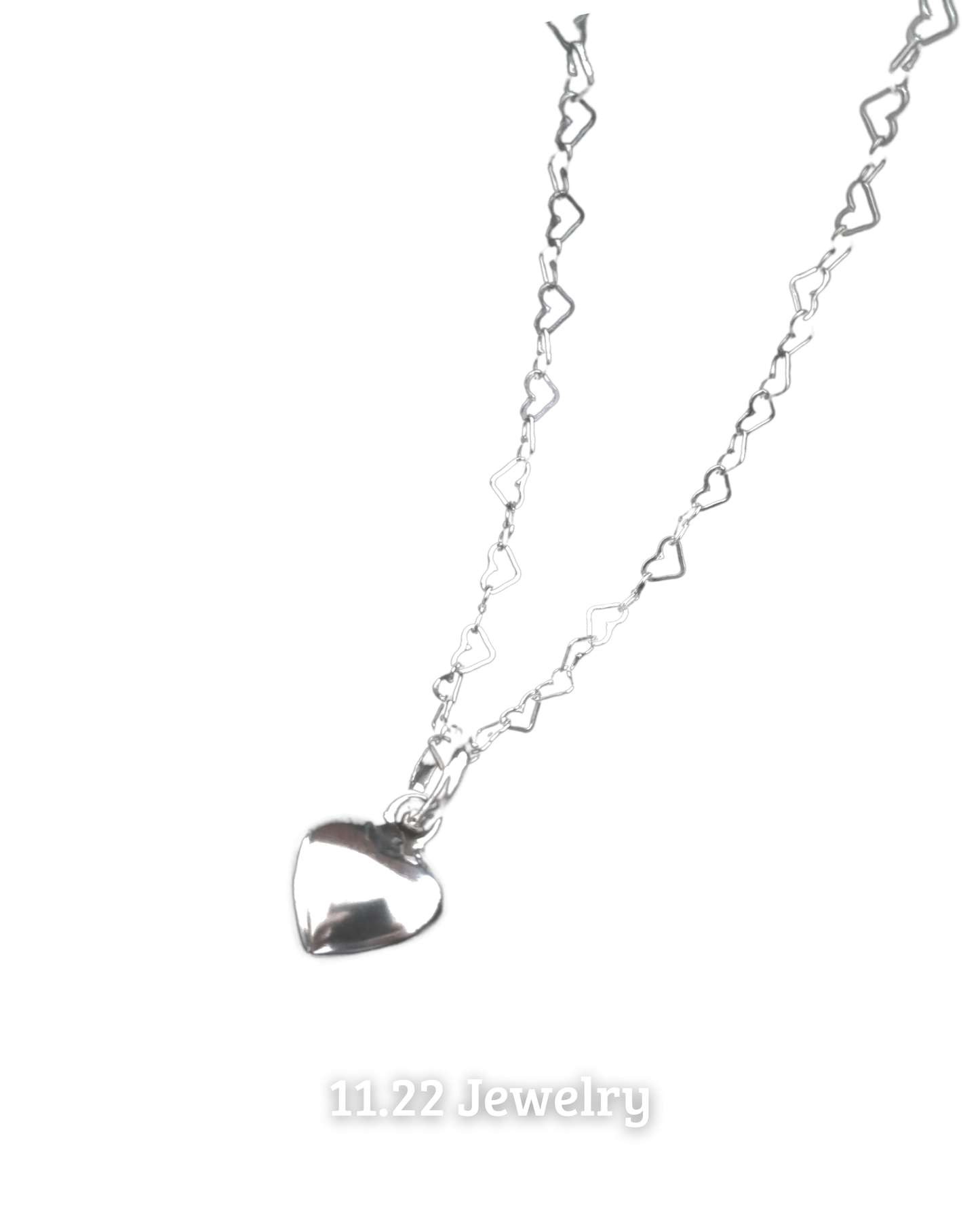 COLLAR CORAZONES Y CADENA CORAZONES