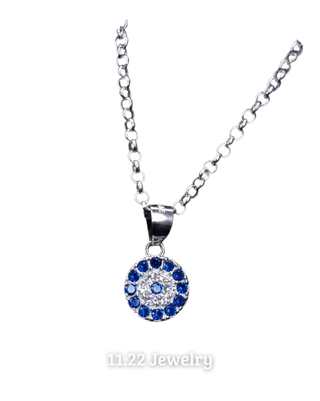 COLLAR OJO TURCO CON CIRCONES