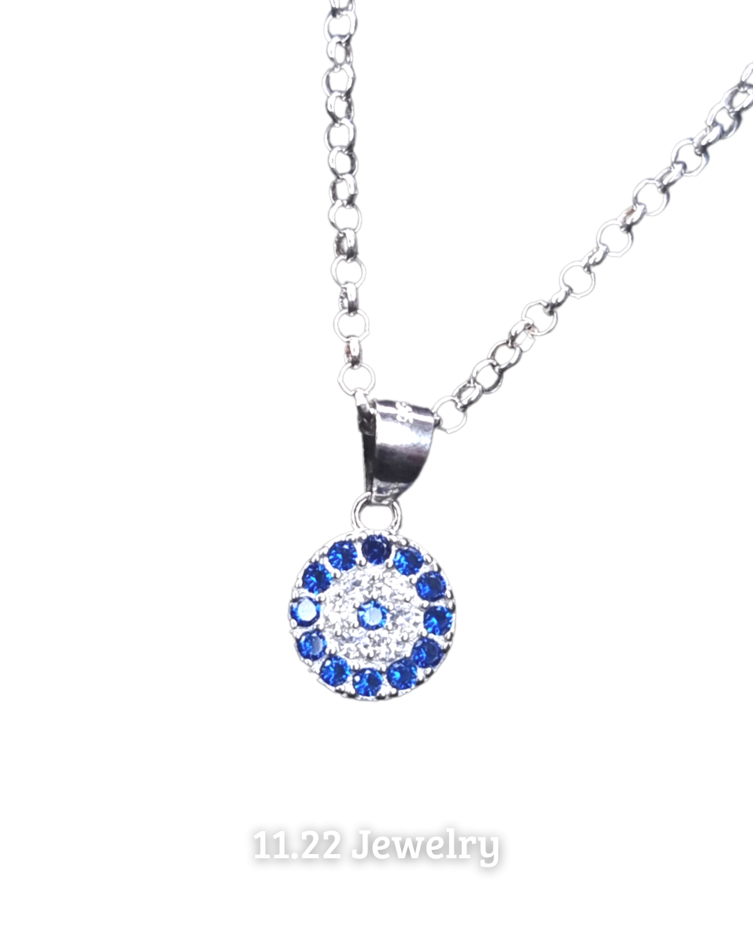 COLLAR OJO TURCO CON CIRCONES