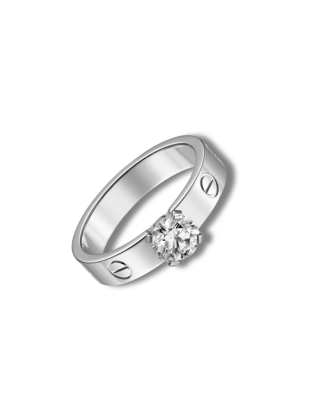 DUO DE ANILLOS ARANDELAS LOVE CON CIRCON