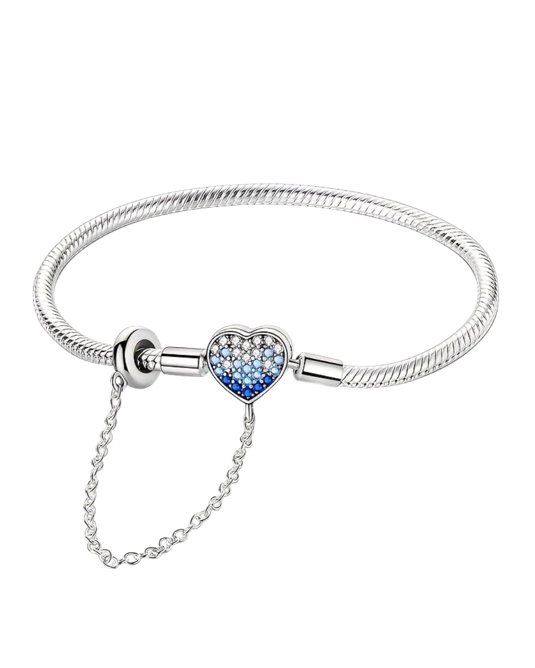 BRAZALETE DISEÑO SEMI RIGIDO CON CORAZÓN - PRE ORDEN