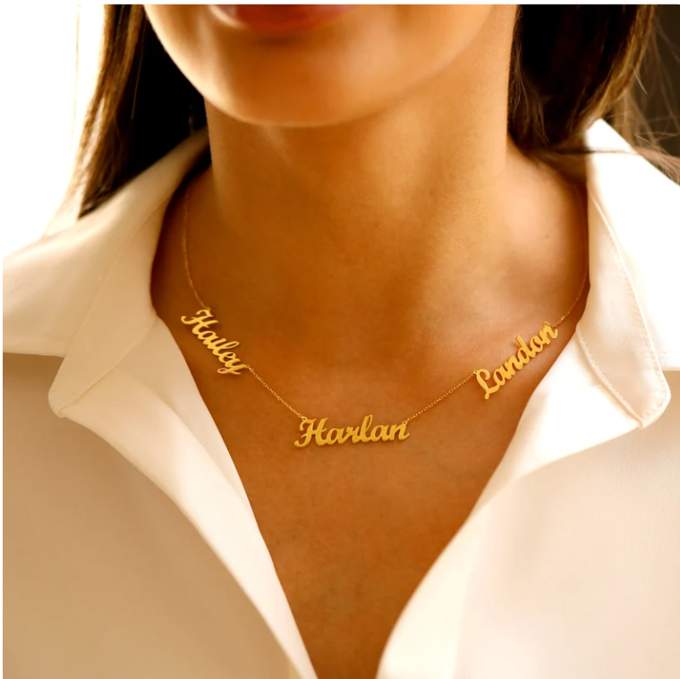 COLLAR TRIPLE NOMBRE