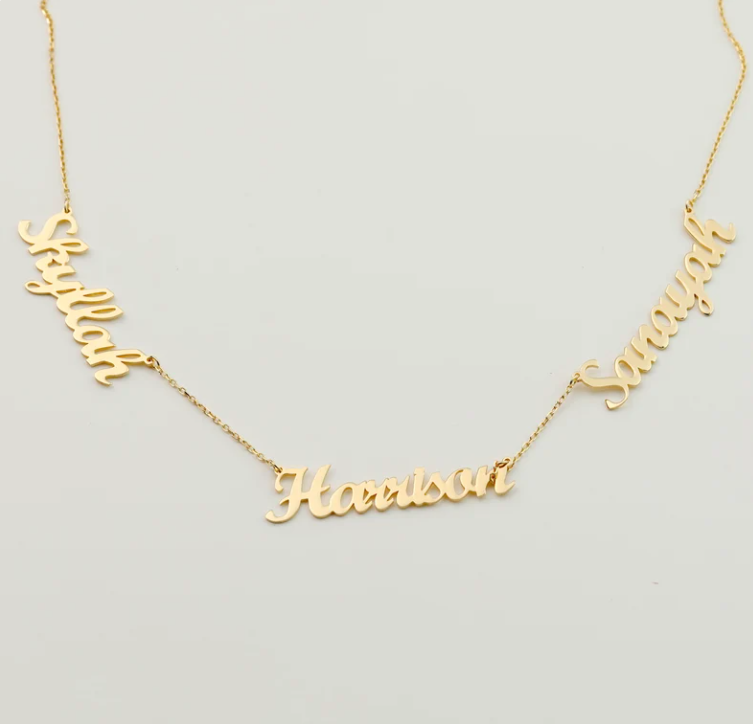 COLLAR TRIPLE NOMBRE