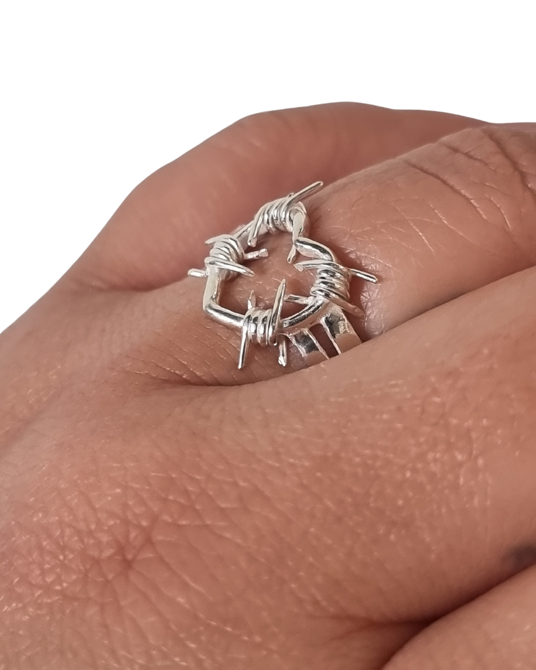 ANILLO CORAZON DE ESPINAS