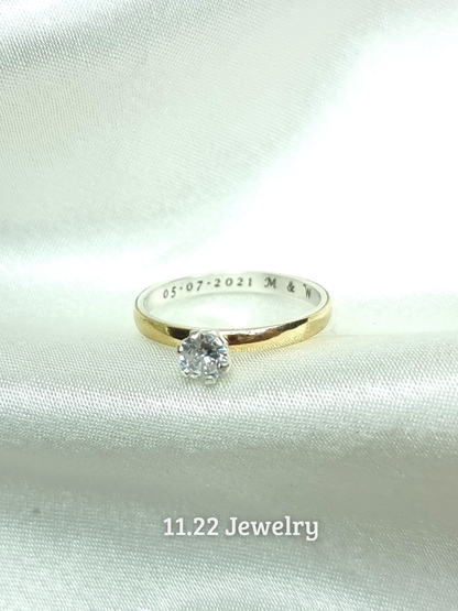 Anillo - Sortija solitario