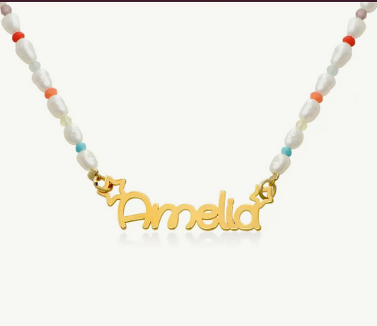 Collar de Perlas Candy con Nombre