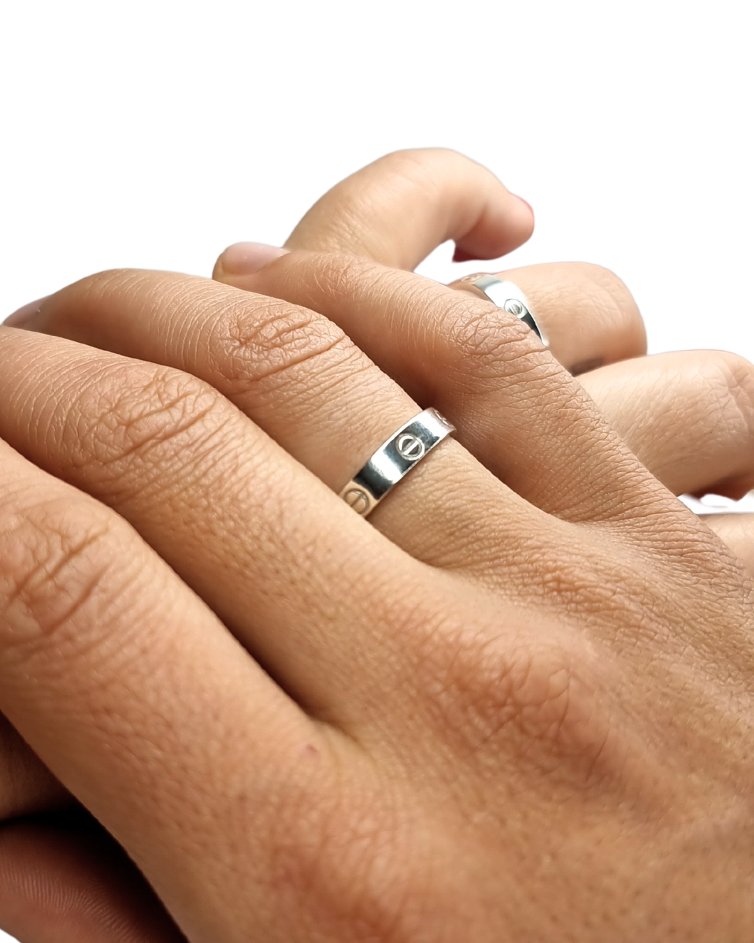 DUO DE ANILLOS ARANDELAS LOVE