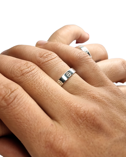 DUO DE ANILLOS ARANDELAS LOVE