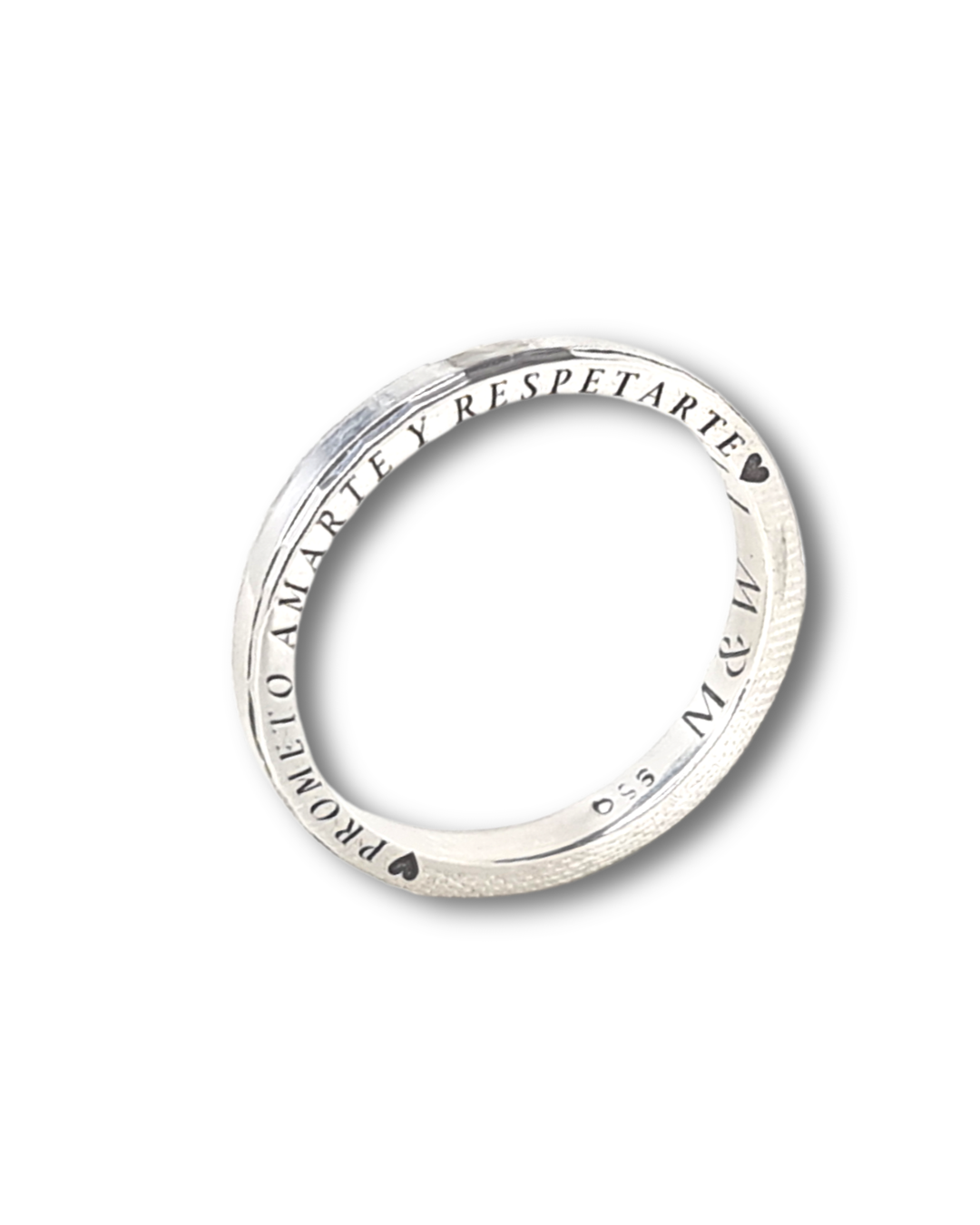 DUO DE ANILLOS GRABADO EXTERIOR