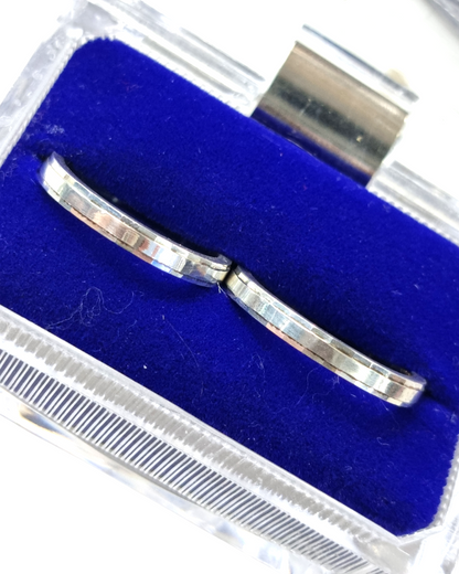 DUO DE ANILLOS GRABADO EXTERIOR