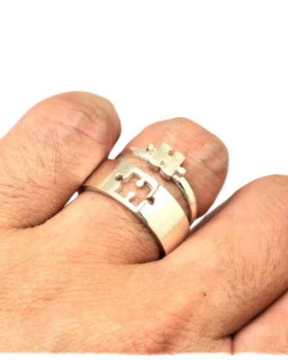 DUO DE ANILLOS ENCAJADOS
