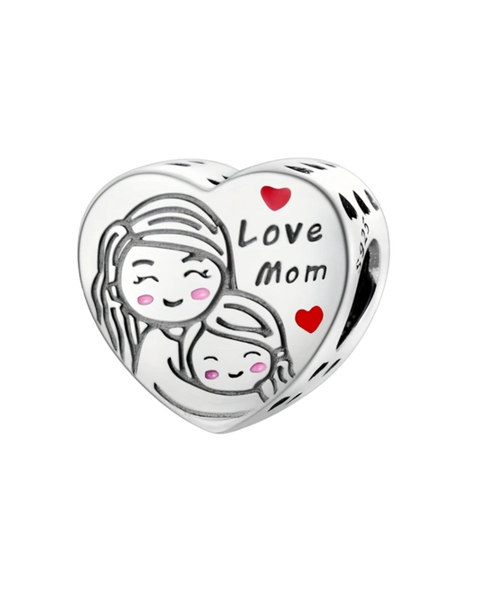 CHARM CORAZÓN LOVE MOM