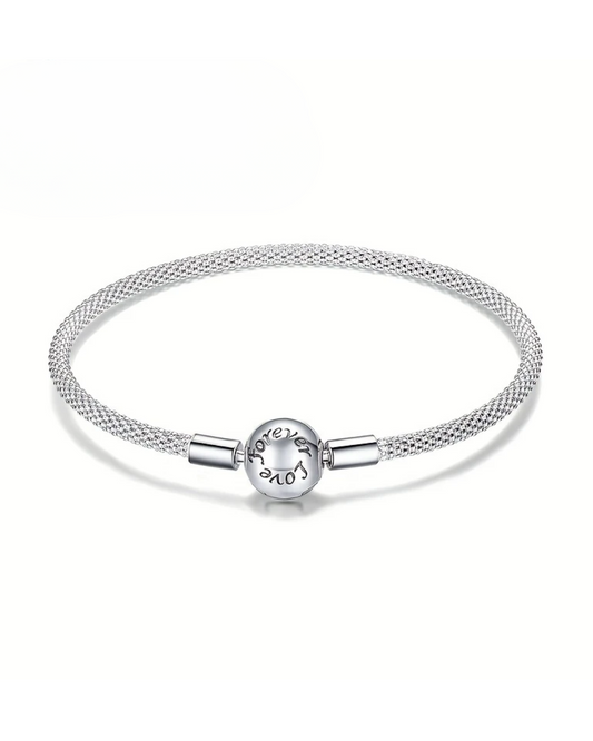 BRAZALETE DISEÑO RIGIDO CON BROCHE REDONDO - PRE ORDEN